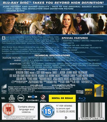 Freedomland (ej svensk text) (Blu-ray) - 2