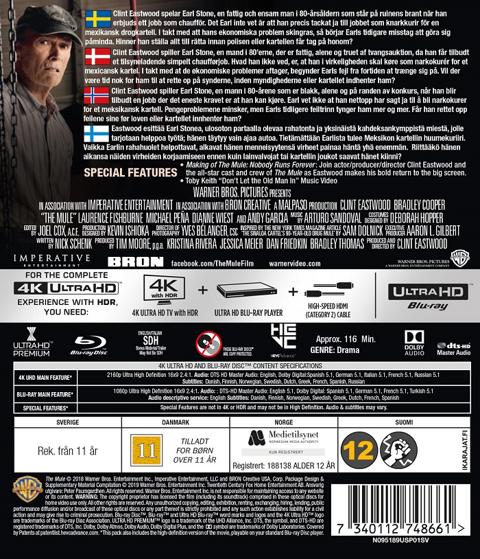 Mule (4K Ultra HD Blu-ray) - 2