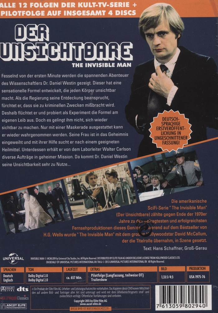 The Invisible Man (ej svensk text) - 2