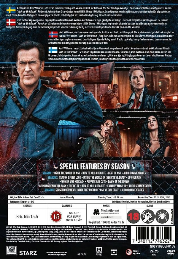Ash Vs Evil Dead - Säsong 1-3 - 2
