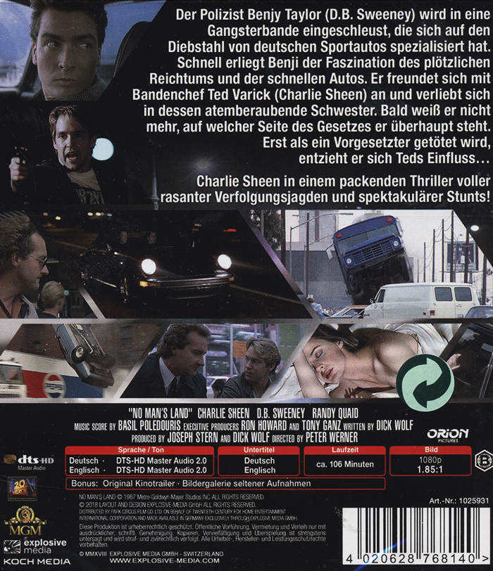 No Man's Land (ej svensk text) (Blu-ray) - 2