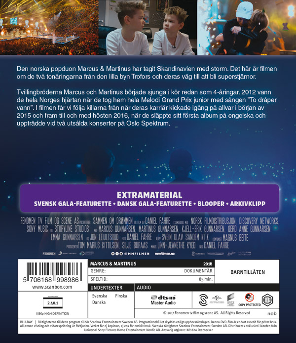 Marcus & Martinus - Tillsammans Mot Drömmen (Blu-ray) - 2