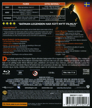 Batman Begins (Blu-ray) (Begagnad) - 2