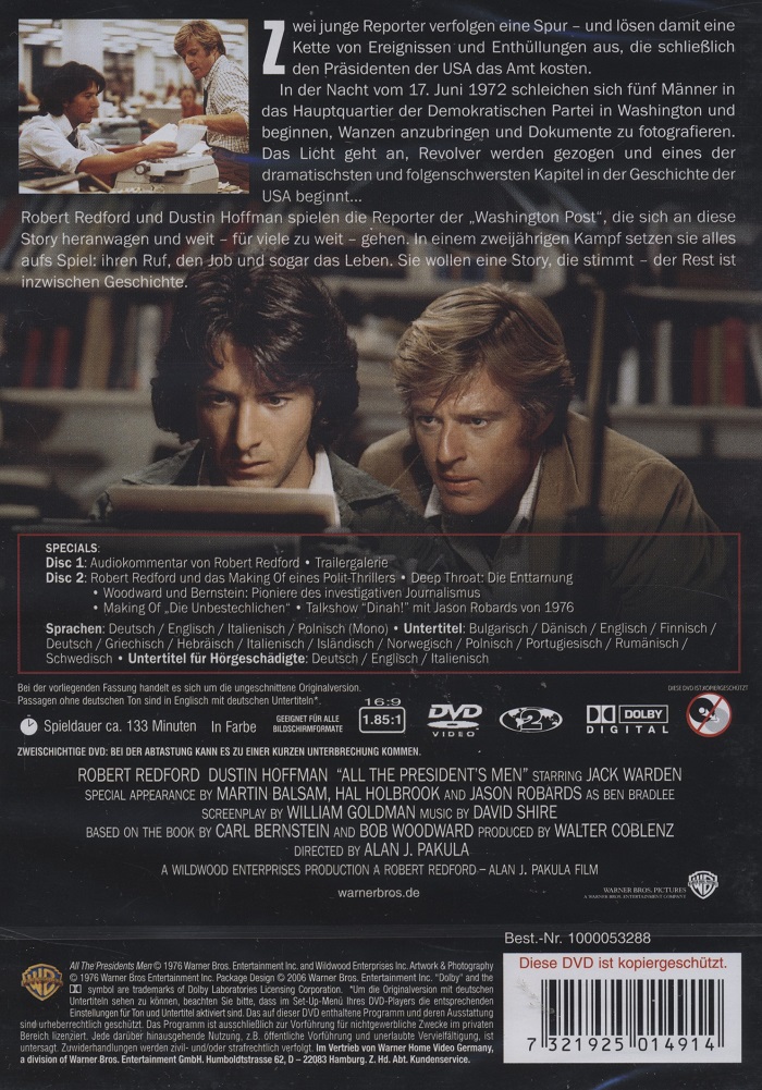 All the President's Men (2-disc) - 2