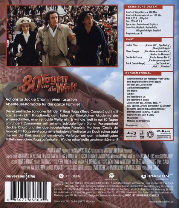 Jorden Runt På 80 Dagar (ej svensk text) (Blu-ray) - 2