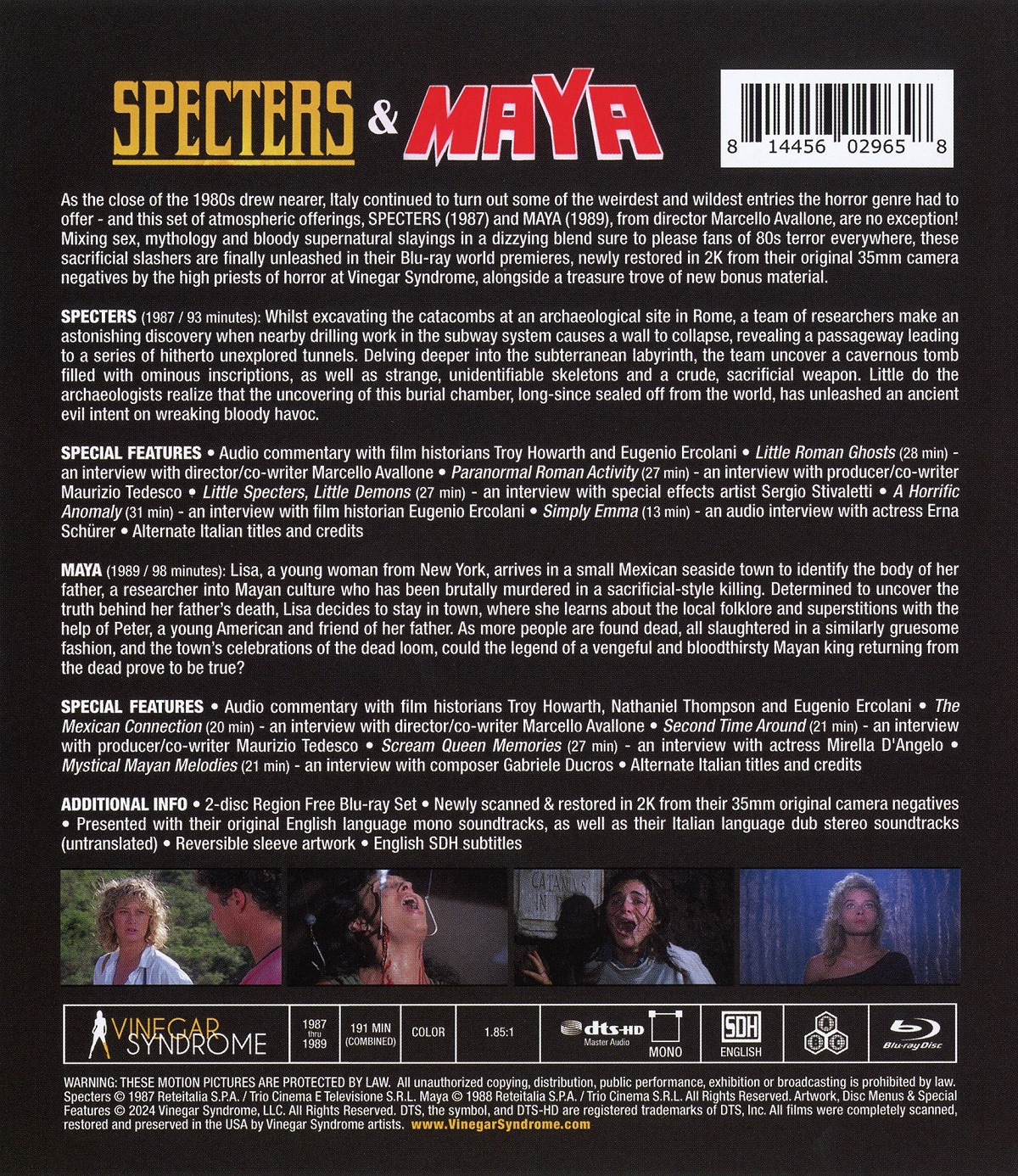 Specters / Maya (ej svensk text) (Blu-ray) - 2