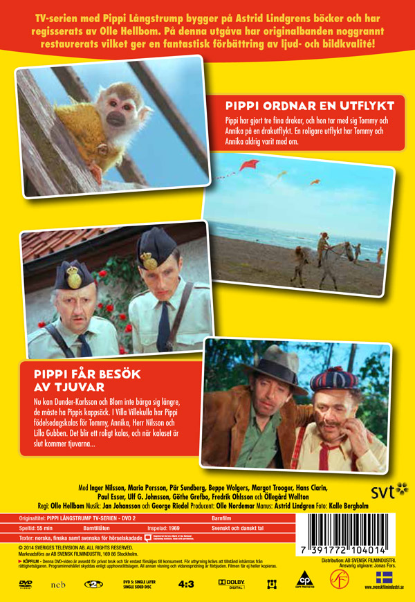 Pippi 2 - Pippi Ordnar En Utflykt / Pippi Får Besök Av Tjuvar - 2