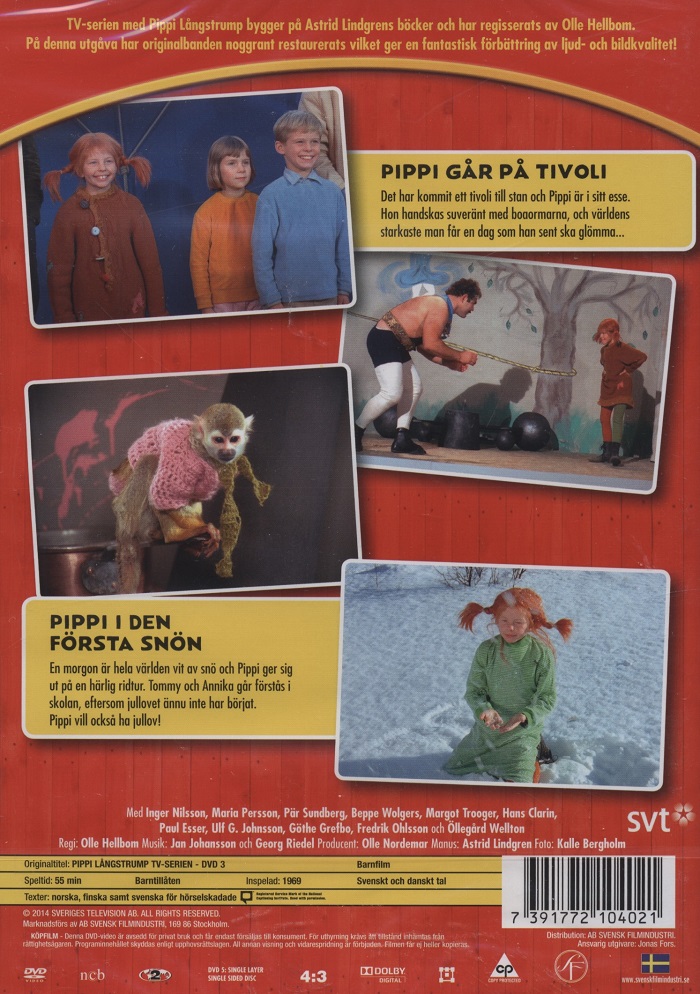 Pippi 3 - Pippi I Den Första Snön / Pippi Går På Tivoli - 2