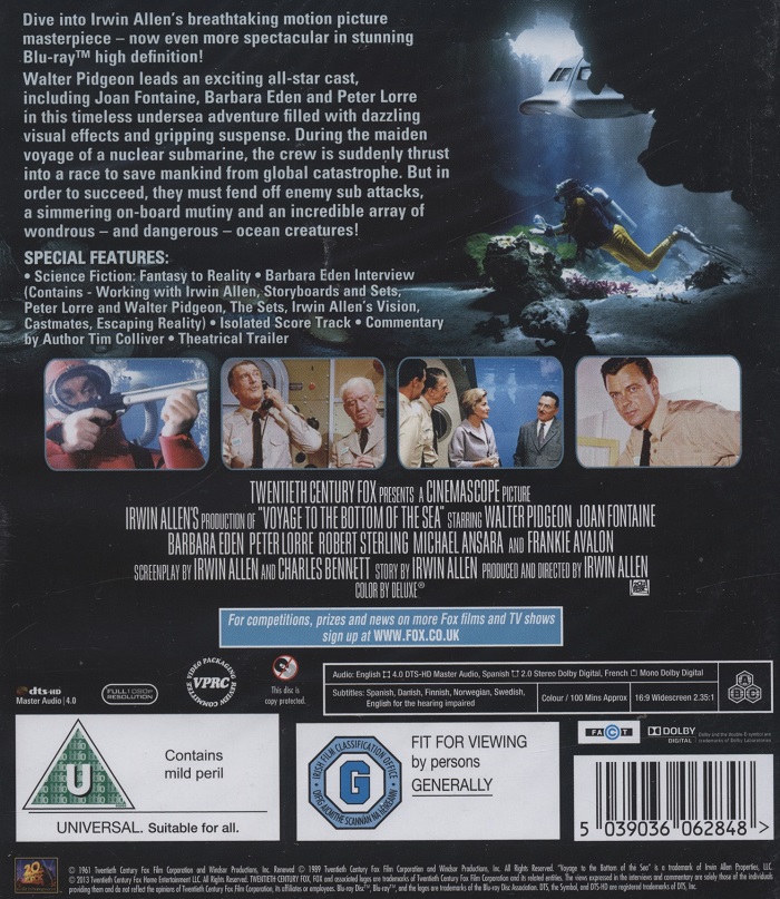 Voyage To the Bottom of the Sea (1961) (Blu-ray) - 2
