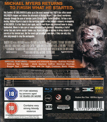 Halloween II (ej svensk text) (2009) (Blu-ray) - 2