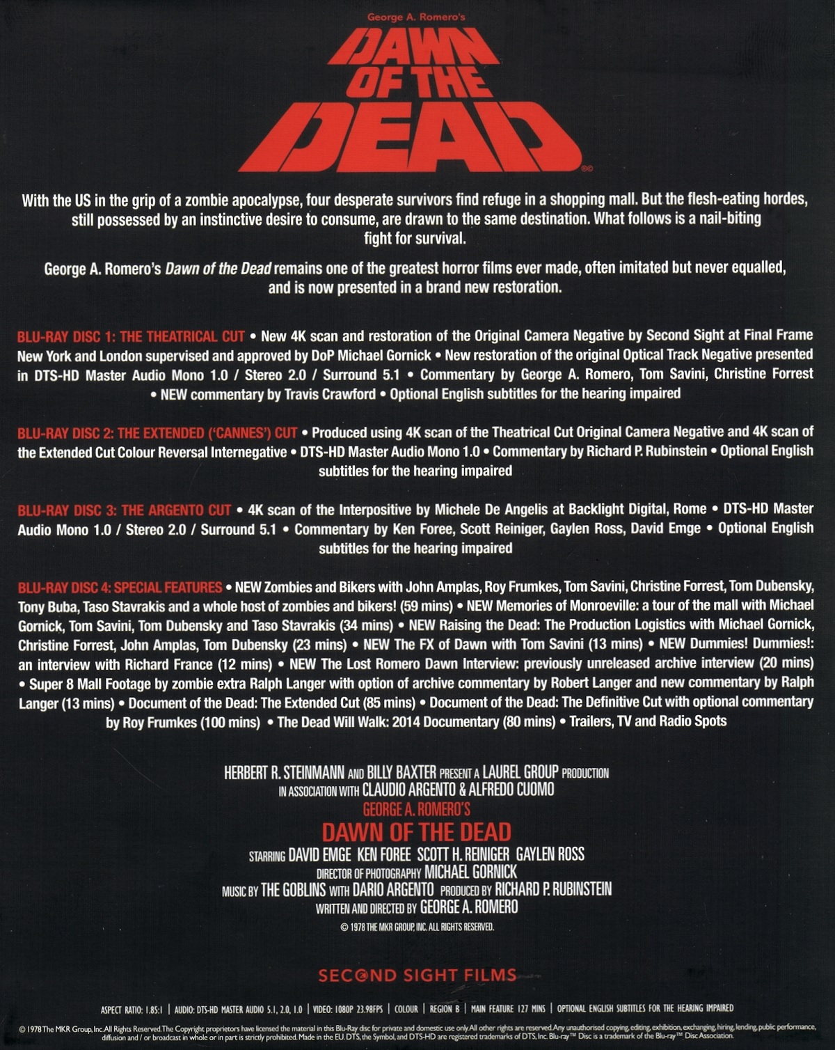 Dawn of the Dead (Limited Edition) (ej svensk text) (Blu-ray) - 2