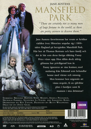 Mansfield Park (BBC) (Miniserie) (2-disc) - 2