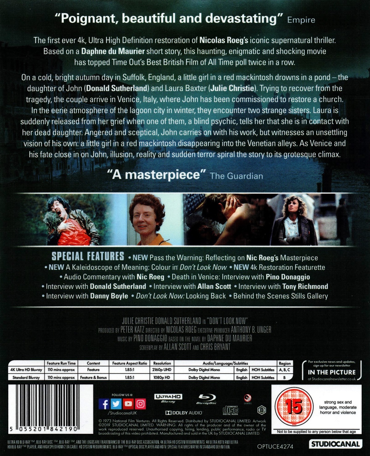 Don't Look Now (Collector's Edition) (ej svensk text) (4K Ultra HD + Blu-ray) - 2