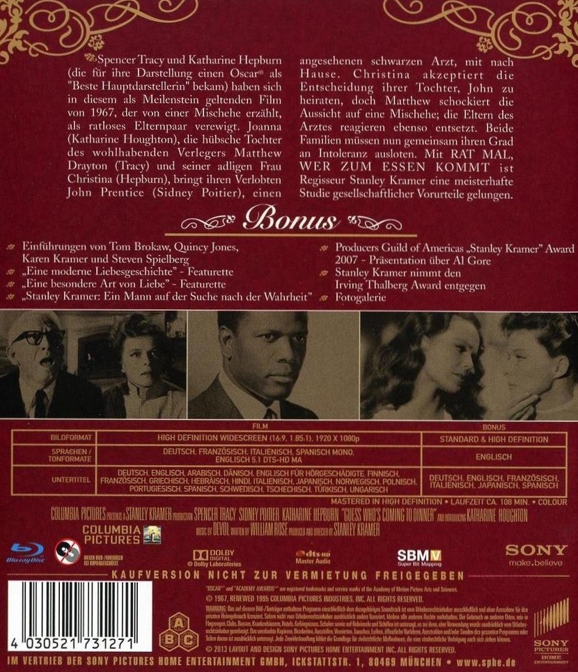 Guess Who's Coming To Dinner (Blu-ray) - 2