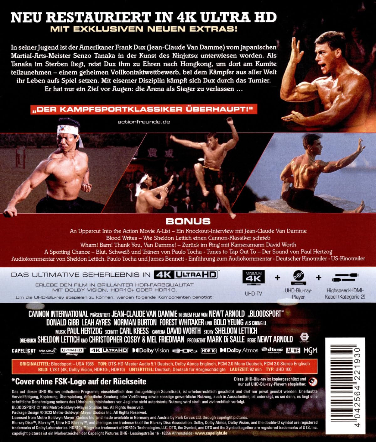 Bloodsport (ej svensk text) (4K Ultra HD) - 2