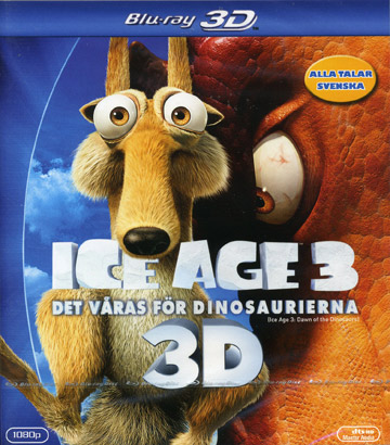 Ice Age 3 - Det Våras För Dinosaurierna 3D (Real 3D + Blu-ray) (Begagnad)