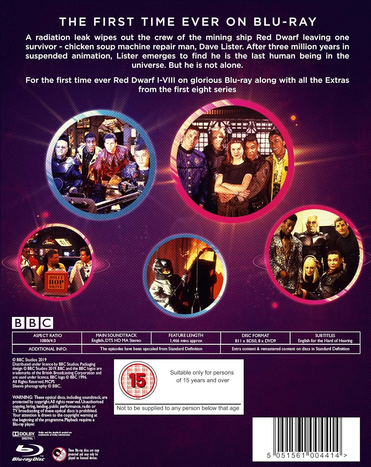 Red Dwarf - Series 1-8 (ej svensk text) (Blu-ray + DVD) - 2