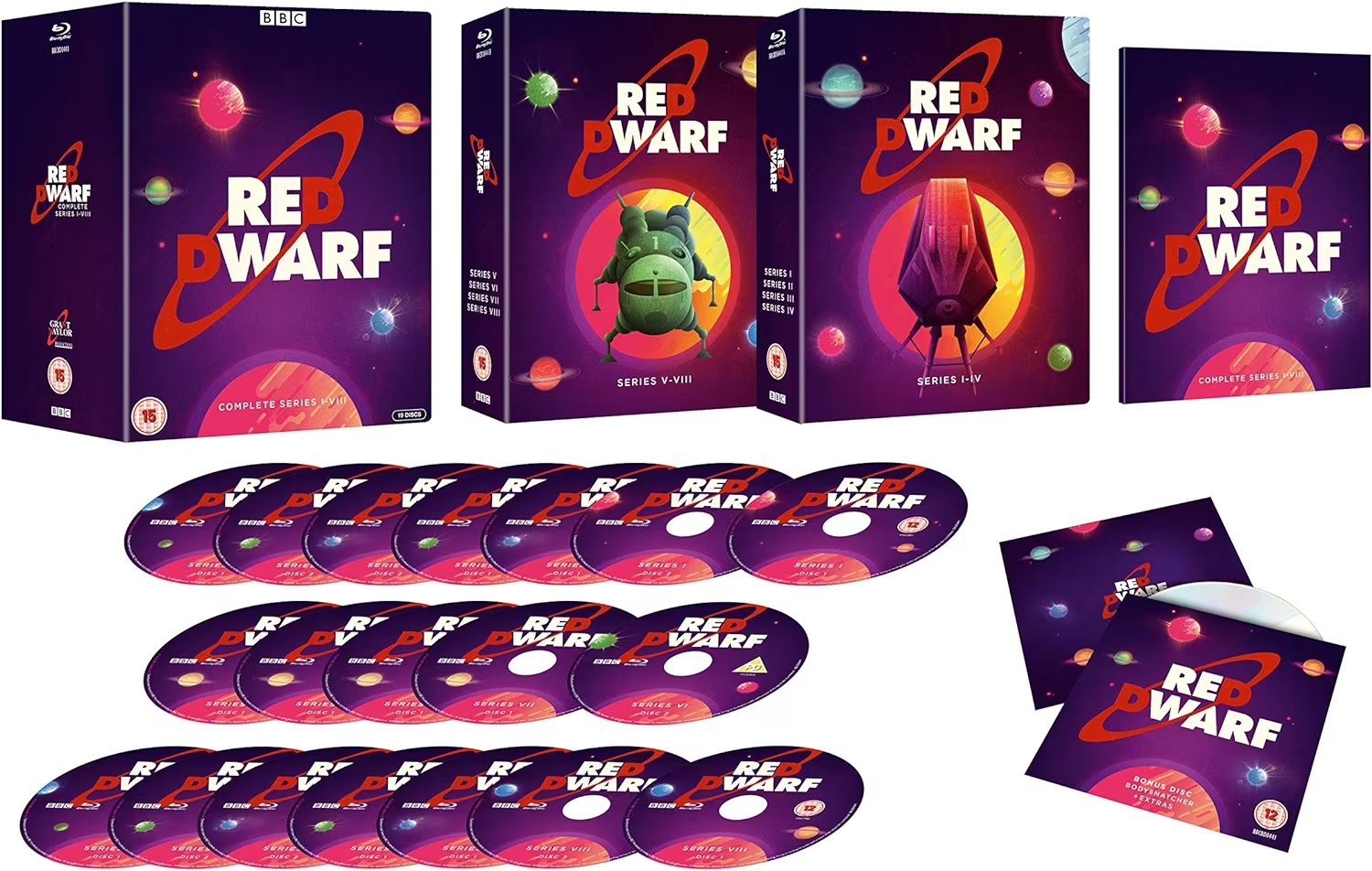 Red Dwarf - Series 1-8 (ej svensk text) (Blu-ray + DVD) - 3