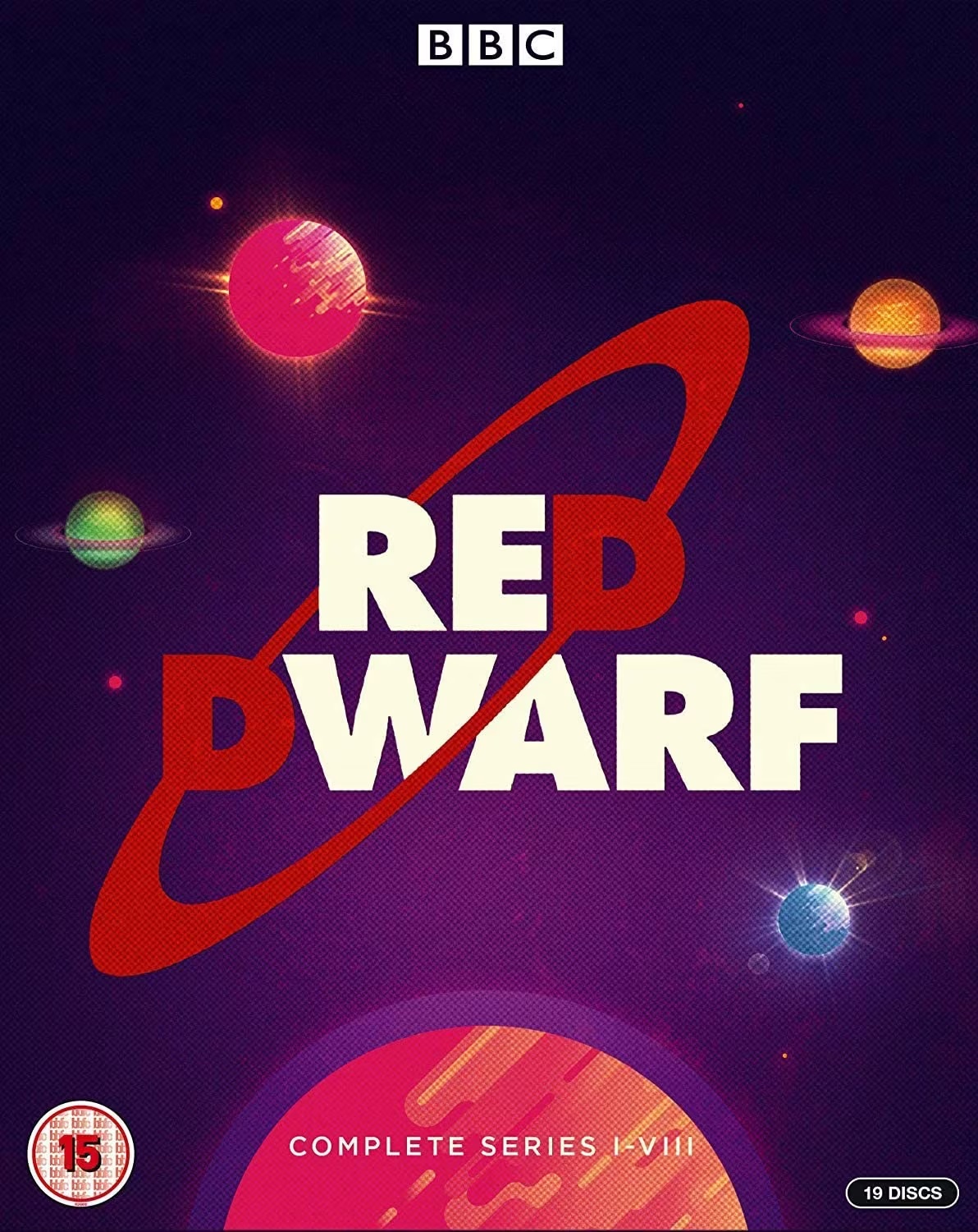Red Dwarf - Series 1-8 (ej svensk text) (Blu-ray + DVD)