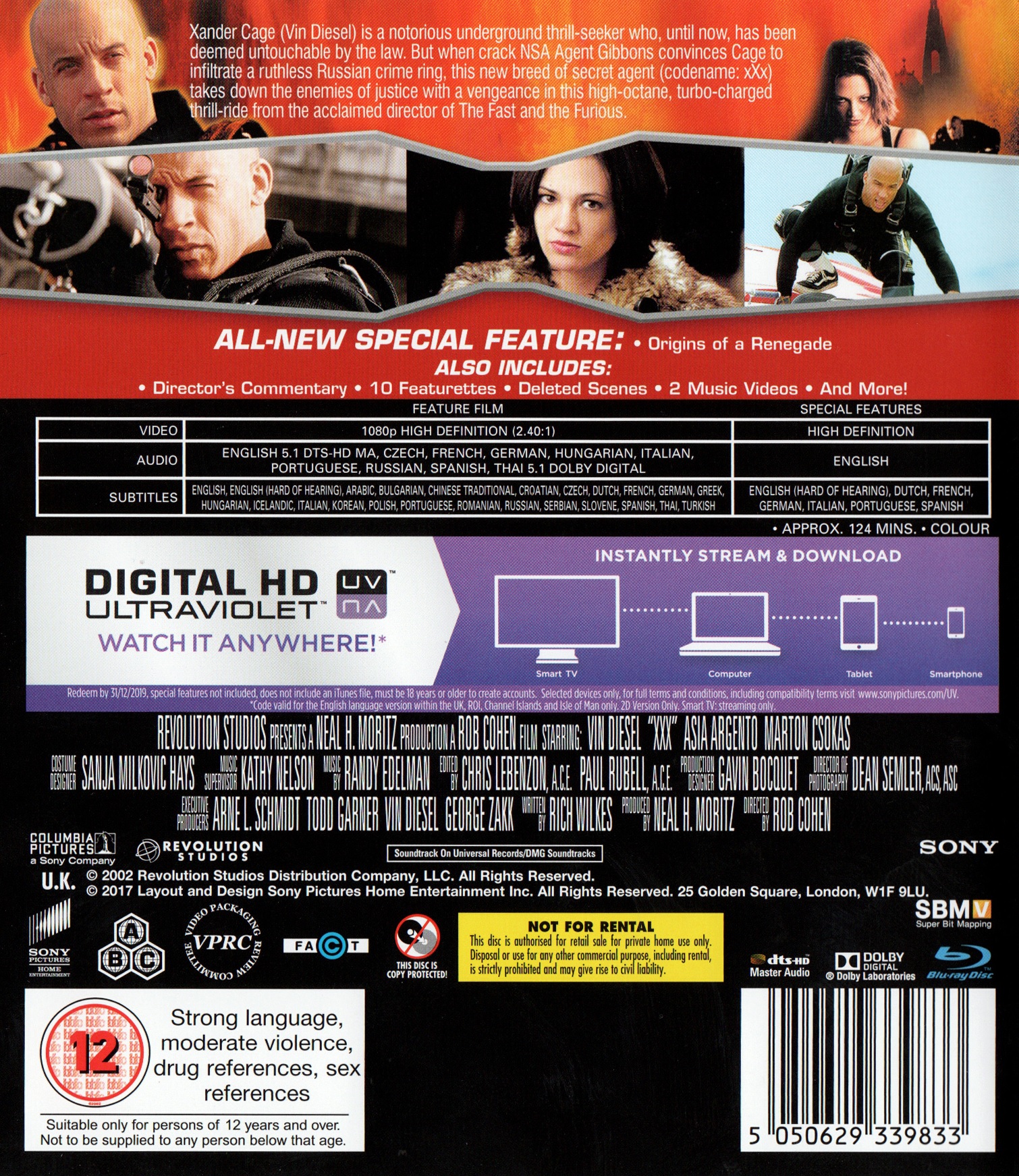 xXx (ej svensk text) (Blu-ray) - 2