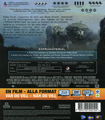 Prometheus (Blu-ray + DVD) - 2
