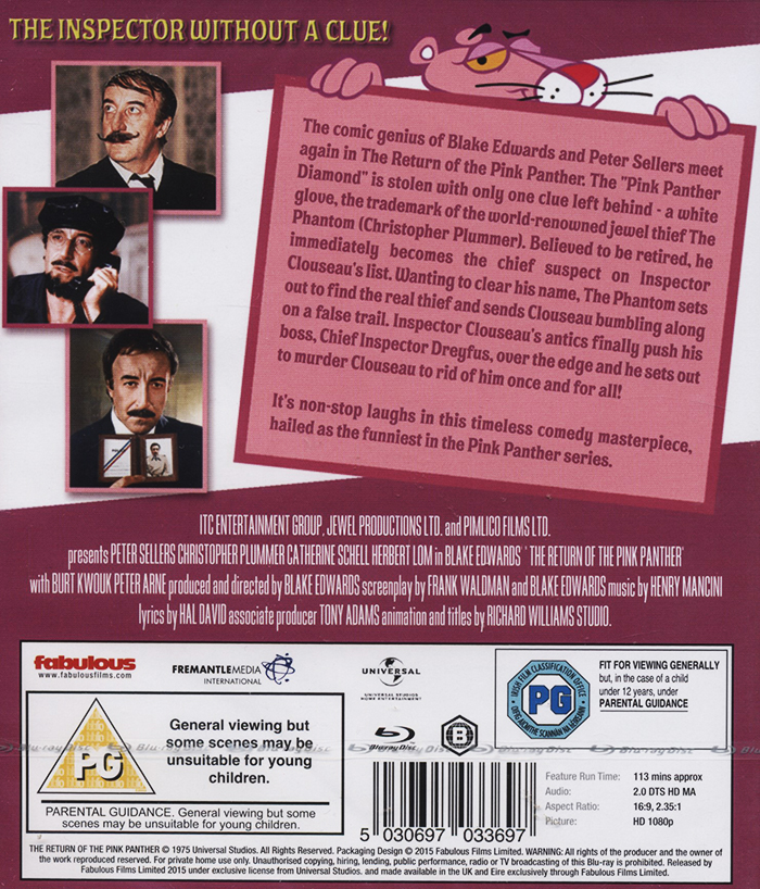 Return of the Pink Panther (ej svensk text) (Blu-ray) - 2
