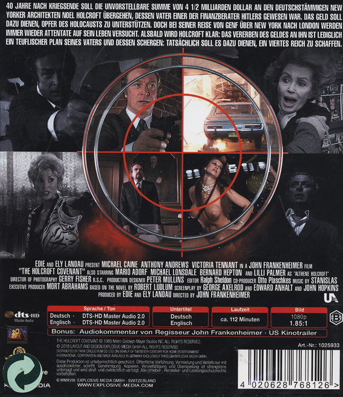 Holcroft Covenant (ej svensk text) (Blu-ray) - 2