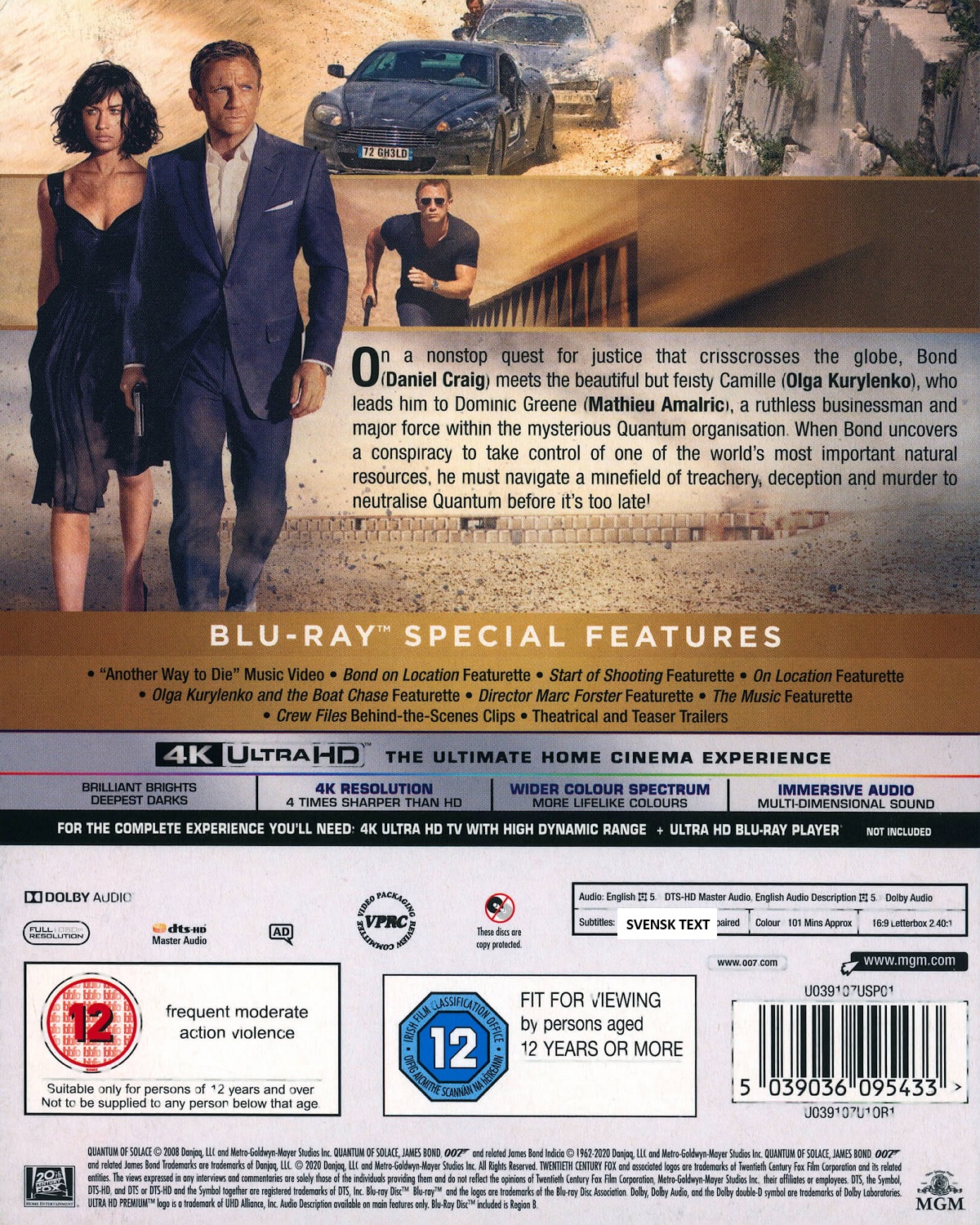 Quantum of Solace (4K Ultra HD + Blu-ray) - 2