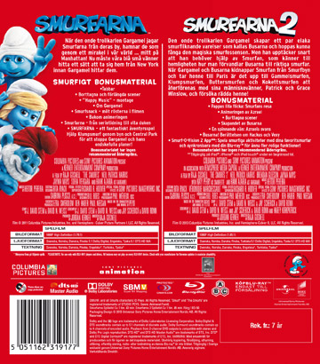 Smurfarna / Smurfarna 2 (2-disc) (Blu-ray) (Begagnad) - 2