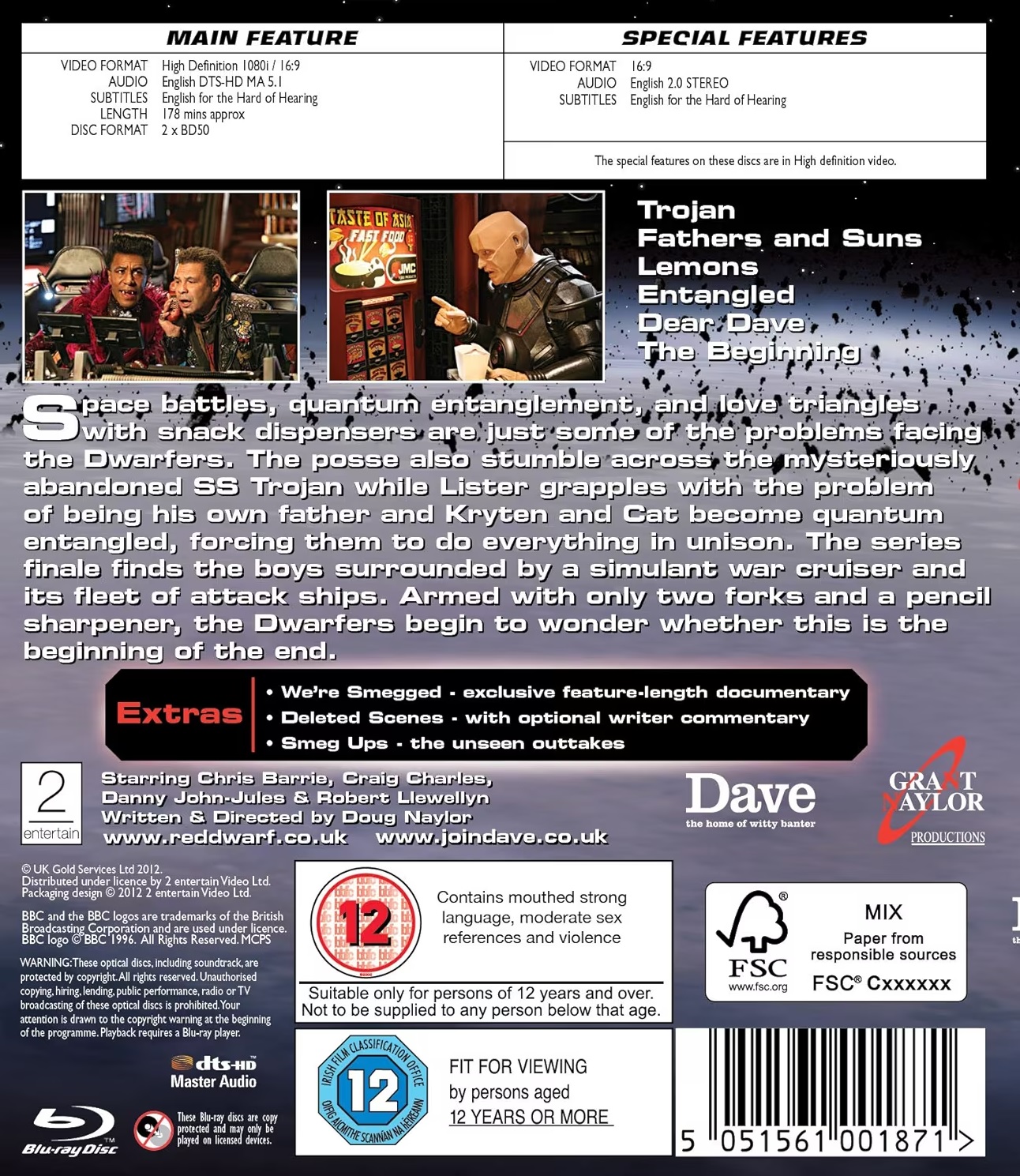 Red Dwarf - Series 10 (Series X) (ej svensk text) (Blu-ray) - 2