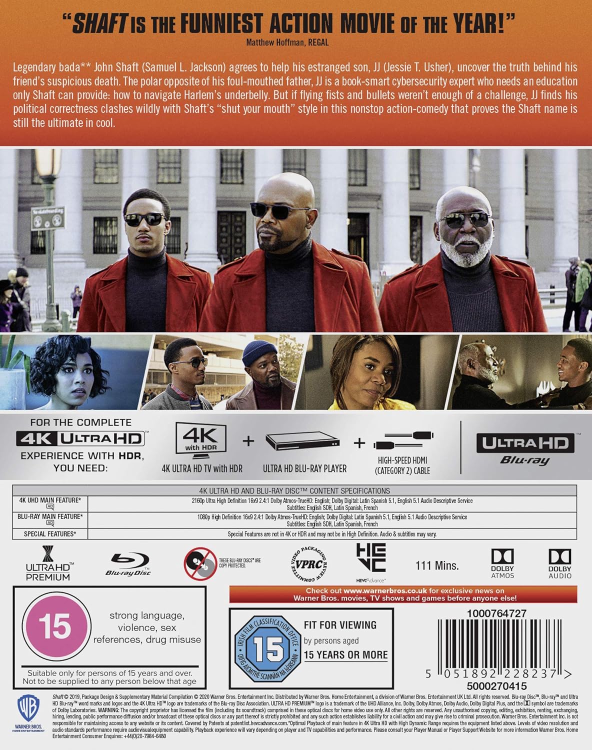 Shaft (2019) (ej svensk text) (4K Ultra HD + Blu-ray) - 2