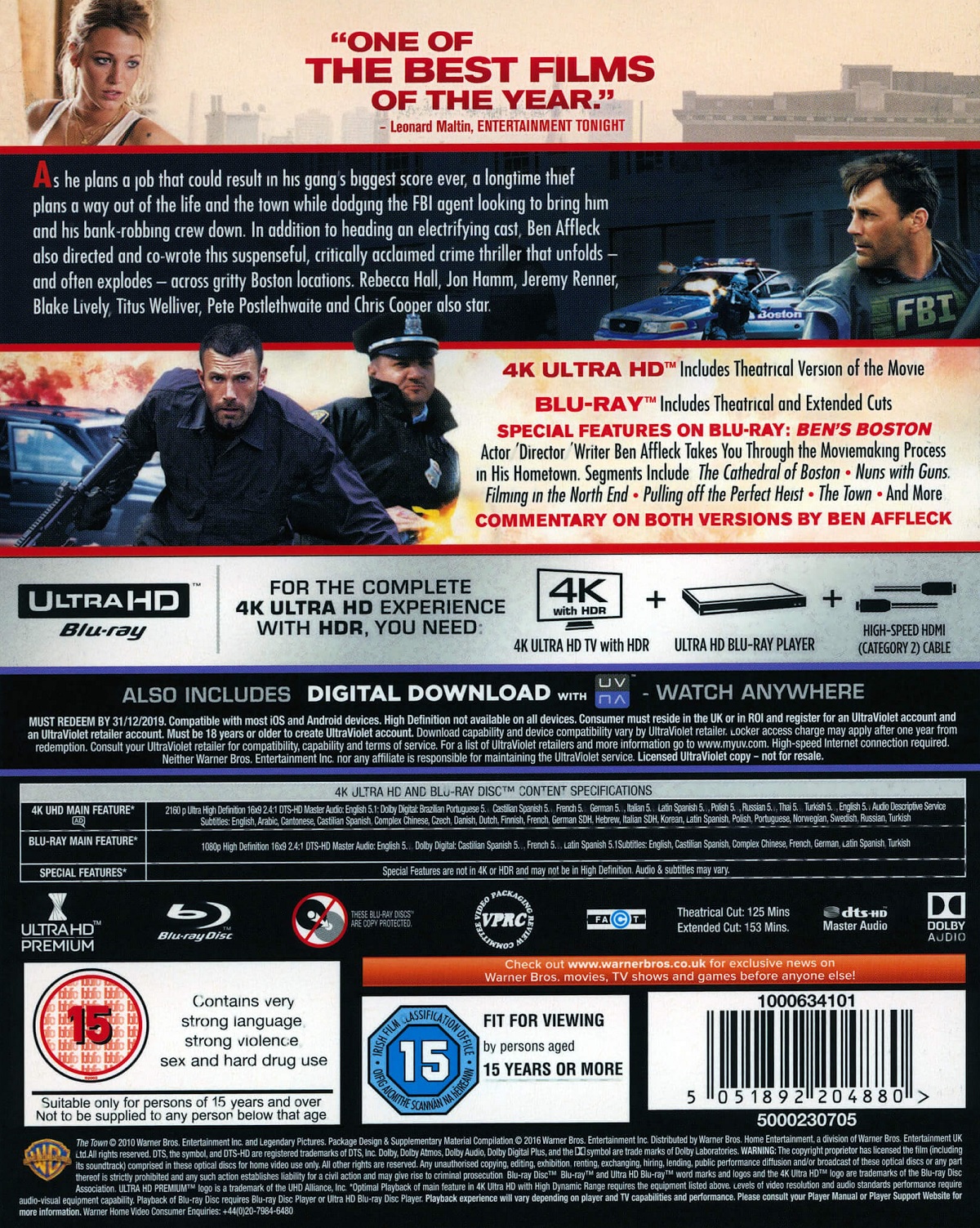 Town (4K Ultra HD + Blu-ray) - 2