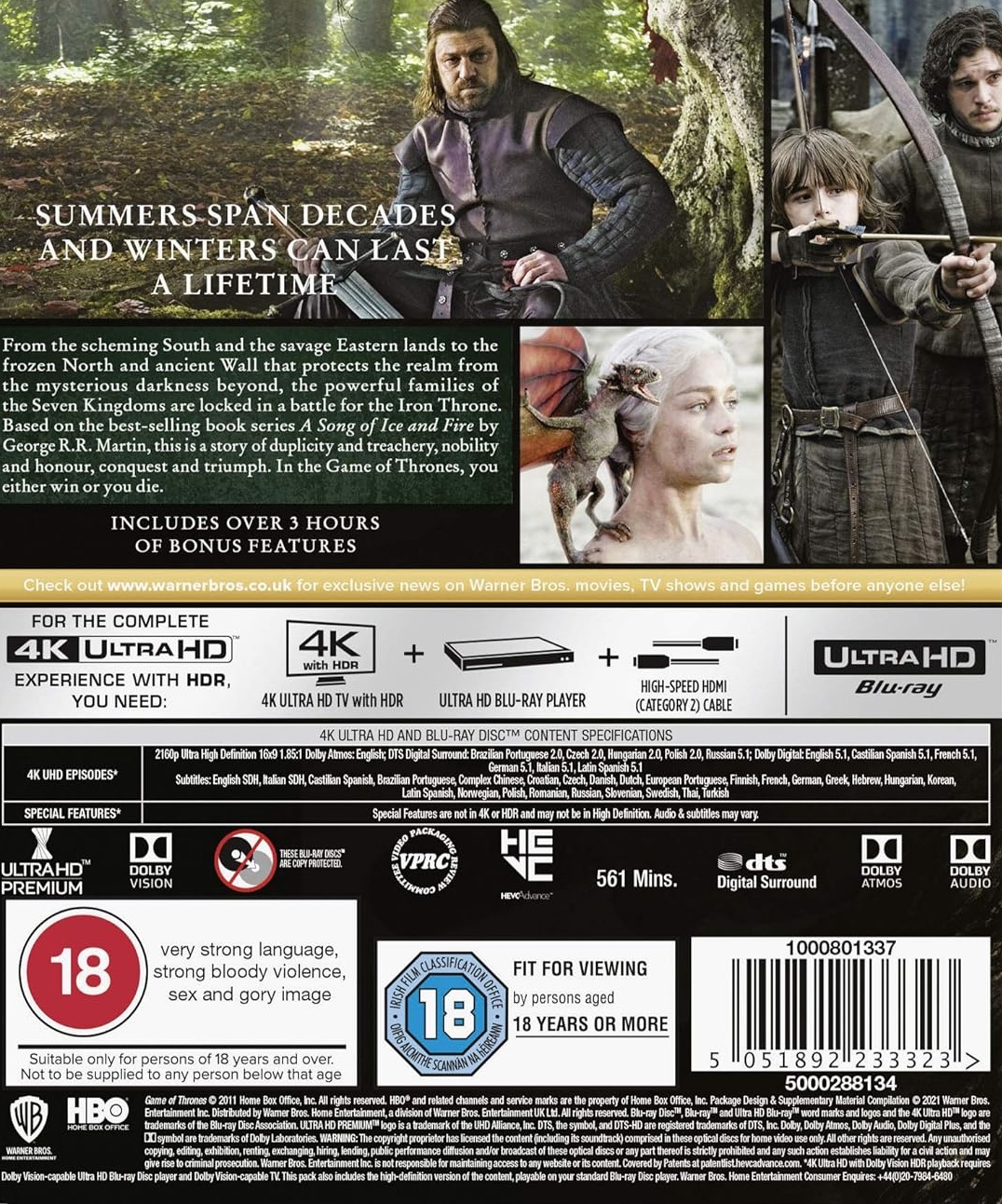 Game of Thrones - Säsong 1 (4K Ultra HD) - 2
