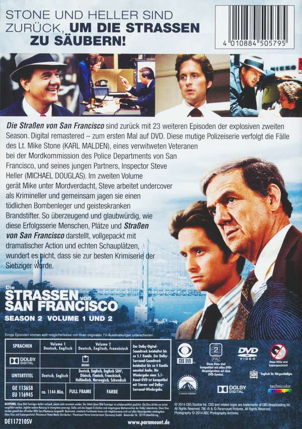 Streets of San Francisco - Säsong 2 (svensk text endast volym 2) - 2
