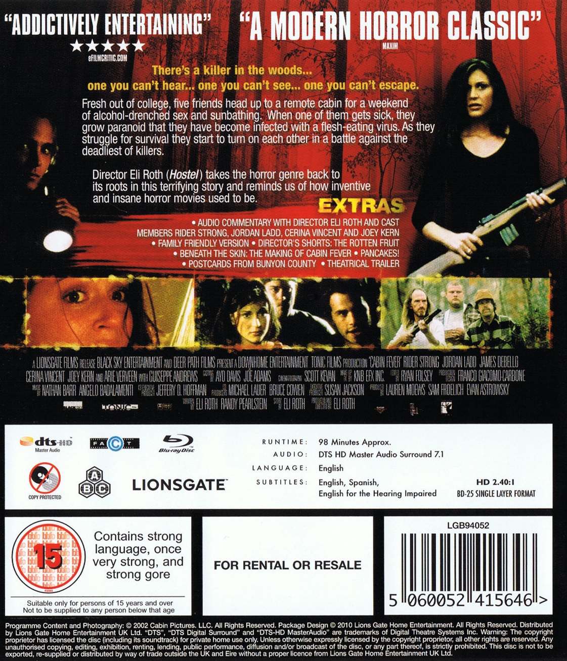Cabin Fever (ej svensk text) (Blu-ray) - 2