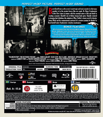 Frankenstein (1931) (Blu-ray) (Begagnad) - 2