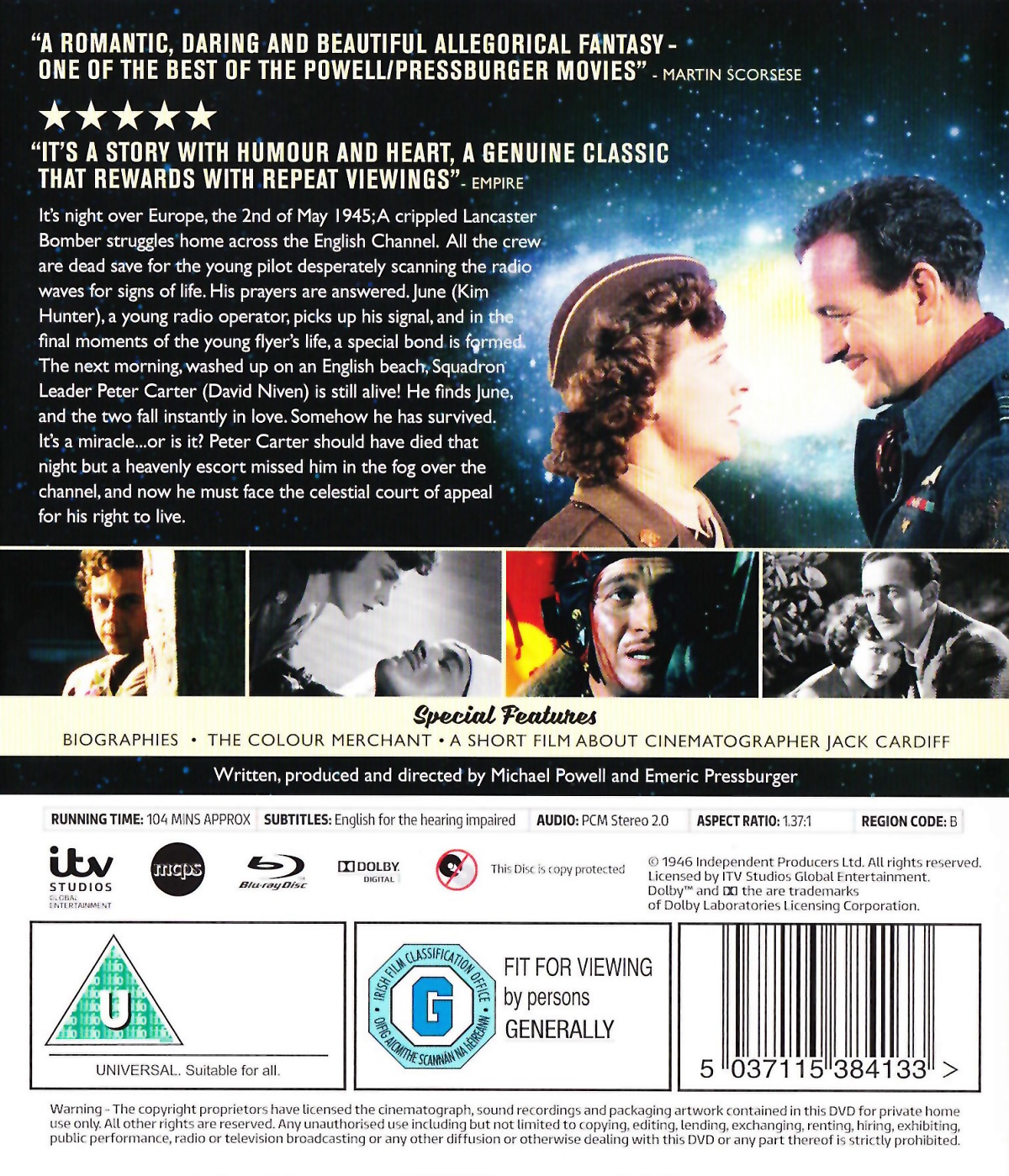A Matter of Life And Death (ej svensk text) (Blu-ray) - 2