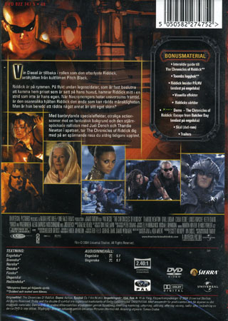 Chronicles of Riddick (1-disc) - 2