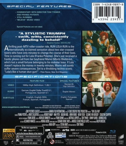Run Lola Run (ej svensk text) (Blu-ray) - 2