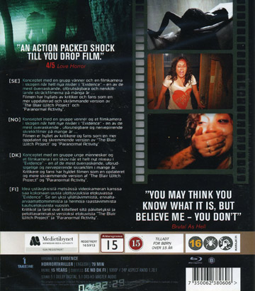 Evidence (Blu-ray) - 2