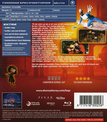 Superhjältarna (Blu-ray) (Begagnad) - 2