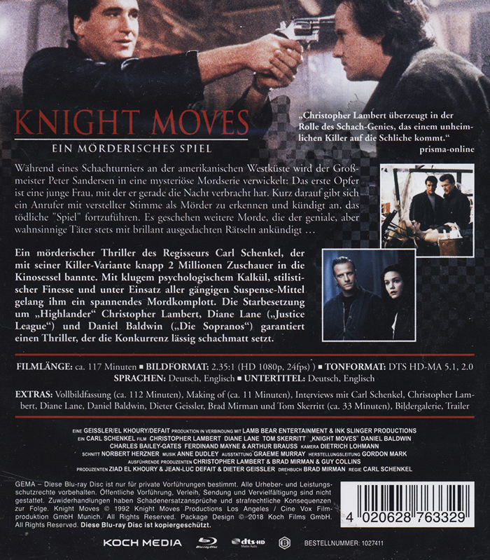 Knight Moves (ej svensk text) (Blu-ray) - 2