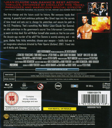 Timecop (ej svensk text) (Blu-ray) - 2