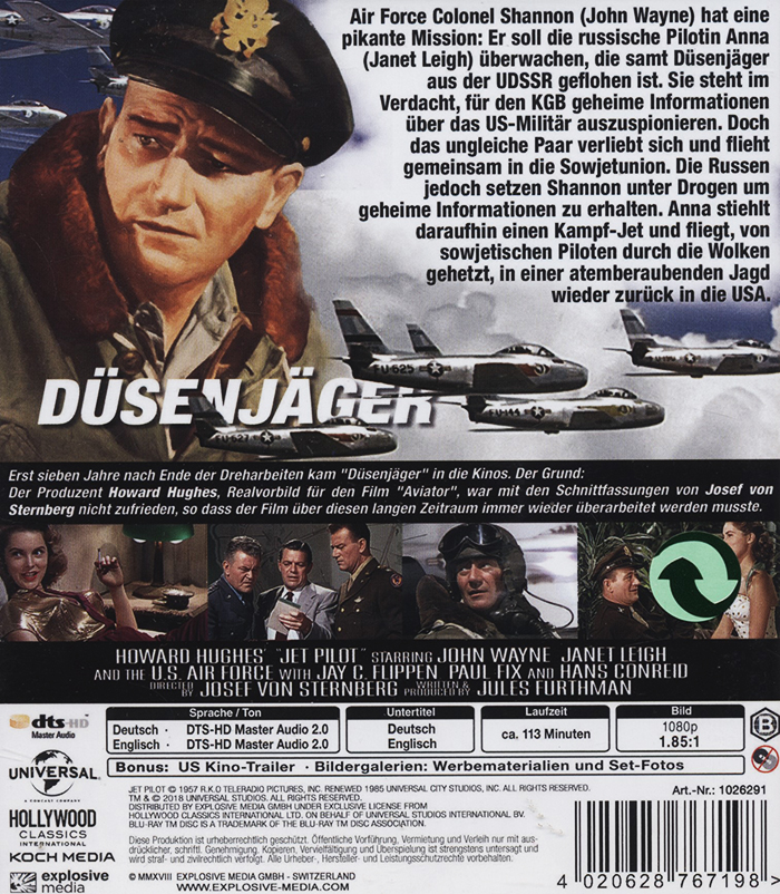 Jet Pilot (ej svensk text) (Blu-ray) - 2
