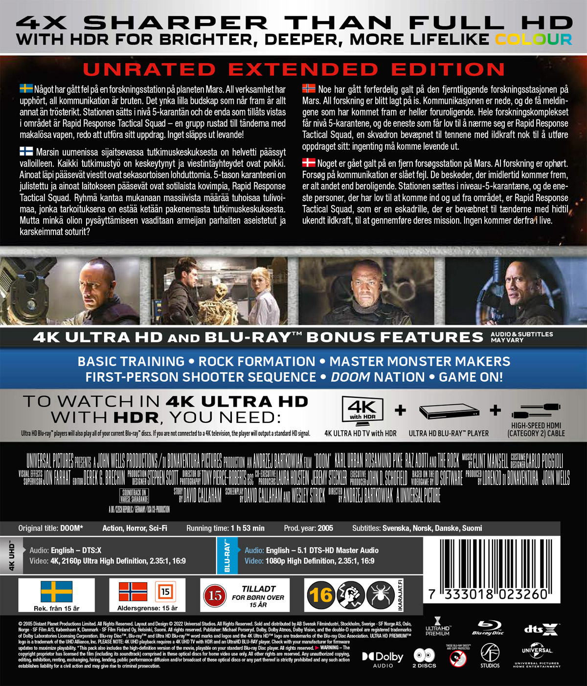 Doom (4K Ultra HD + Blu-ray) - 2