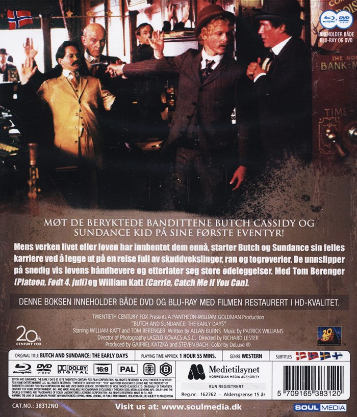 Butch And Sundance - The Early Days (Blu-ray + DVD) - 2