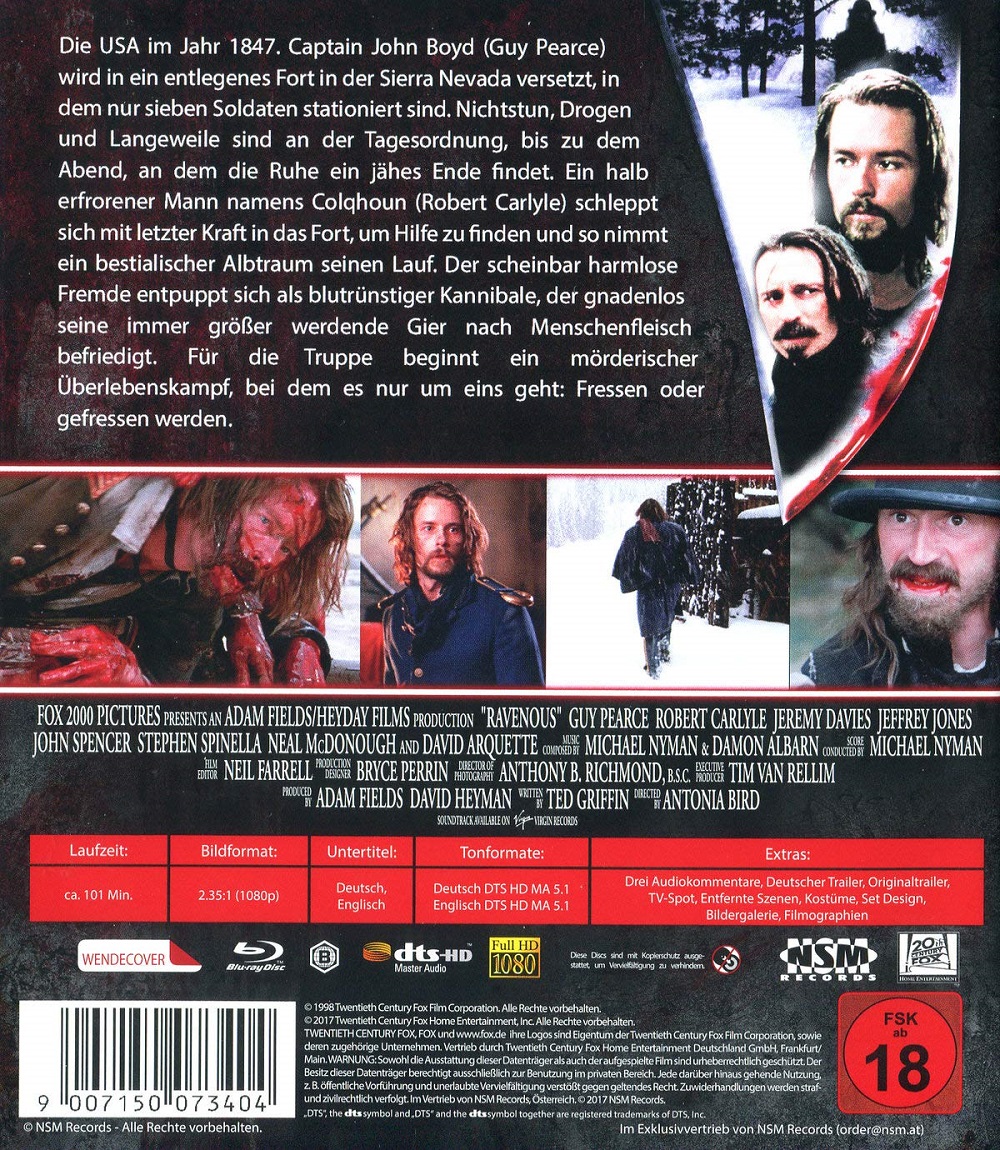 Ravenous (ej svensk text) (Blu-ray) - 2