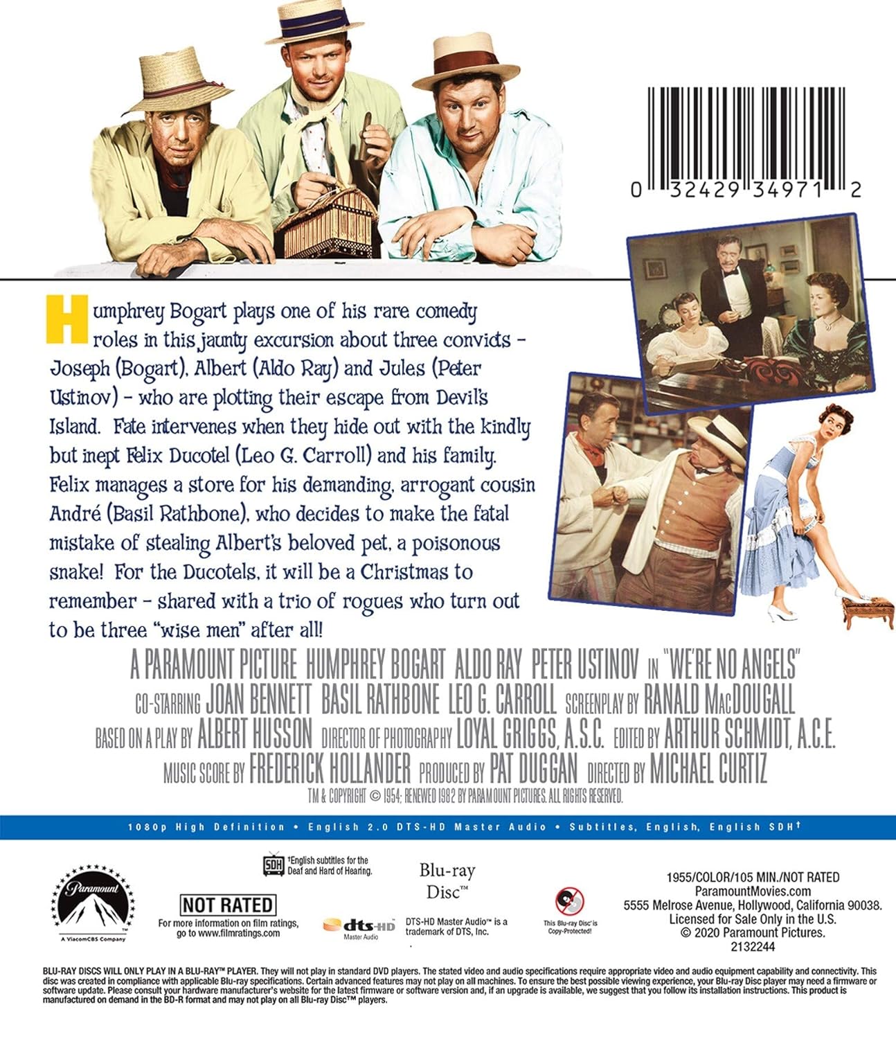 We're No Angels (ej svensk text) (Blu-ray) - 2