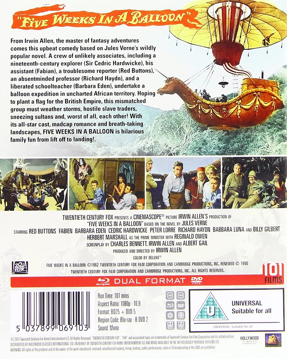 Five Weeks In A Balloon (ej svensk text) (Blu-ray + DVD) - 2