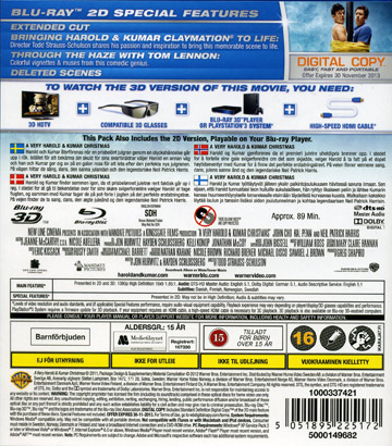 A Very Harold & Kumar 3D Christmas (Real 3D + Blu-ray) - 2